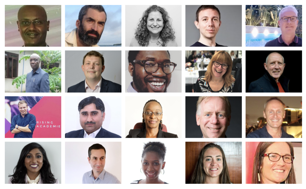 A photo collage of the EdTech Hub Specialist Network members