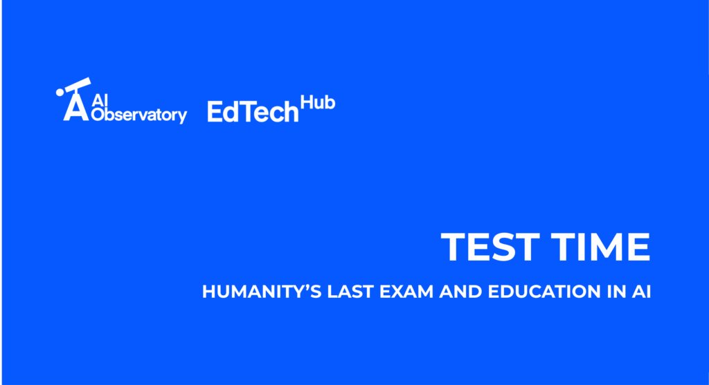 Hero Block reading Test Time, Humanity’s last exam and education in AI
