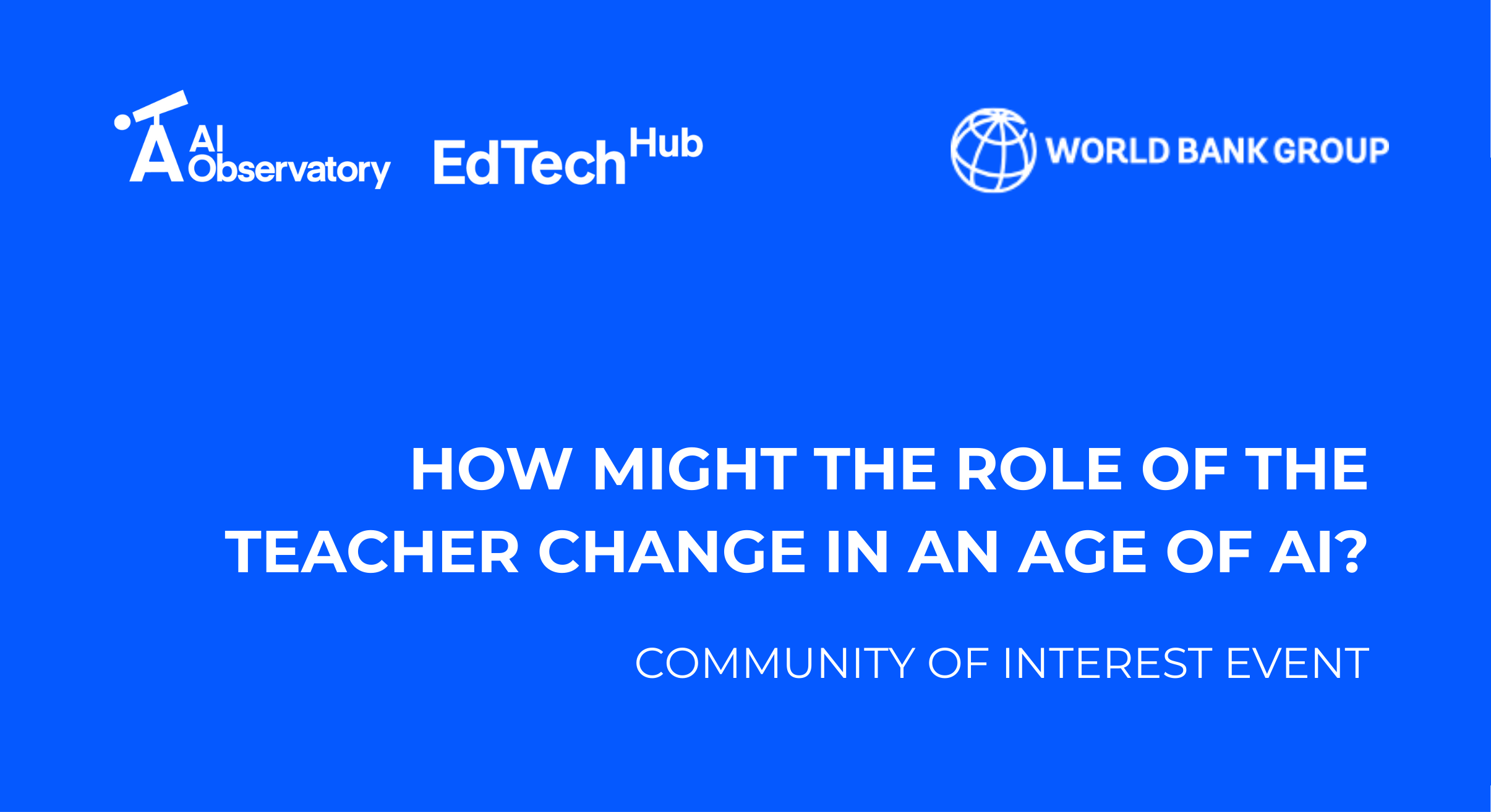 AI Tutors and Teaching: How Might the Role of the Teacher Change in an Age of AI?